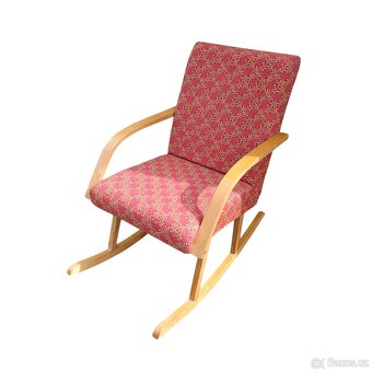 Staré retro houpací křeslo pěkný stav - 2