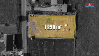 Prodej stavebního pozemku 1250 m² v obci Prodašice - 2
