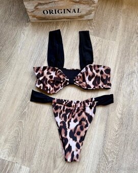 Fashion Nova tygrované plavky. Nové - 2