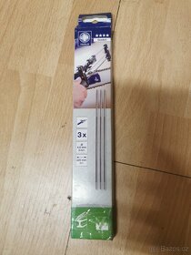 Pilníky na broušení řetězu 3ks 5/32″- 4 mm
- 2