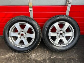 ALU kola 18" 8J ET55 + letní pneu Bridgestone 255/60/R18 - 2