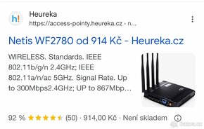 Wifi router Netis WF2780 - 2