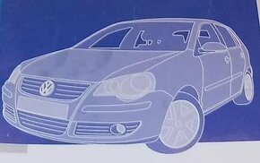 VW POLO 9N - český návod k obsluze + rady a činy + tech.data - 2