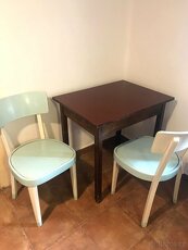 Kredenc, stůl mycí, stůl + 2 židle - 2