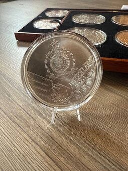 Stříbrná investiční mince Český lev 5oz 2023 - 2