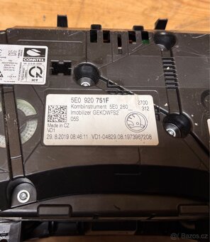 Budíky Škoda Octavia 3 facelift 2019 - 2