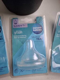 3 ks Canpol babies silikon savička - 2
