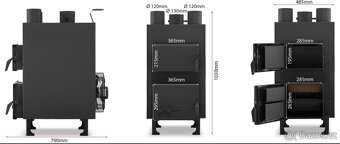 Horkovzdušná kamna 15 kW - 2
