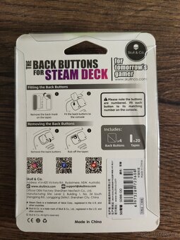 SkullnCo Back Button Enhancement Set for Steam Deck (4pcs) - 2