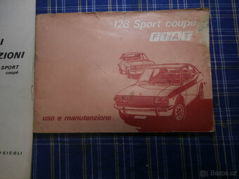Fiat 128 sport coupe manual ,navod k obsluze ,data. - 2