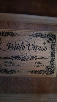 Kytara 3/4 Pablo Vitaso včetně obalu Riter - 2