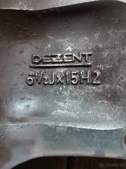 4x alu disky DEZENT 61/2JX15H2 - 2