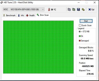 Pevný disk 3.5" WD Green 1,5TB WD15EARX-00PASB0 - 2