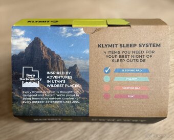 Prodám novou nafuk.karimatku Klymit V Luxe - 2