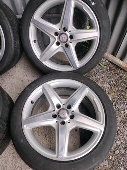 4ks alu disky MB AMG 5x112 R18 pneu dvojrozmer - 2