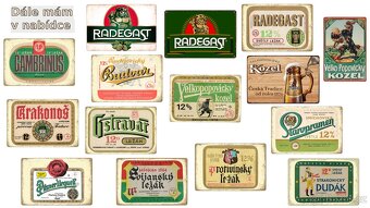plechová cedule - Pivovar Radegast: logo 1 - 2