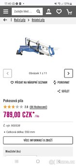 Pokosová pila hornbach - 2