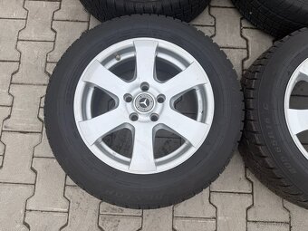 4x al kola 5x112 16 + pneu zimní 205/65 R16C - 2