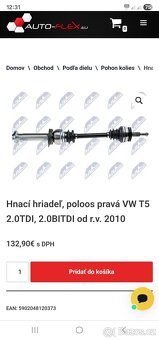 Transporter t5 prava poloos nova - 2