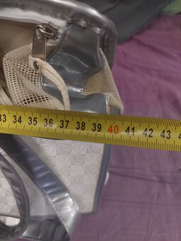 Kabelka na psa DS Love Me stříbrná - 2