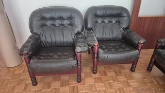 Kožená sedací souprava - 2