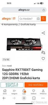 Grafická karta SEPPHIRE Rx7700Xt - 2