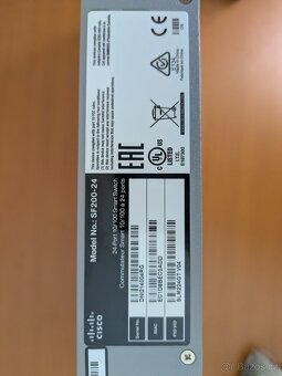 Velmi spolehlivý managed switch Cisco SF200-24, 10/100Mbit - 2