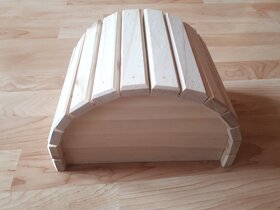 Dřevěný domek pro drobné savce 24 cm - 2