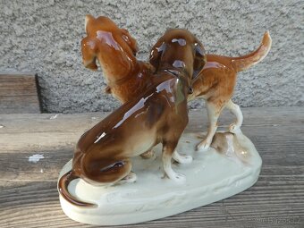 Soška psi  Royal Dux - 2