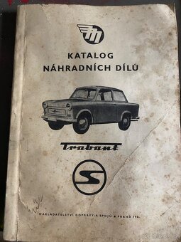 Trabant příručka katalog dílů - 2