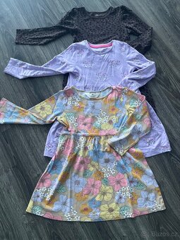 3x šaty h&m a m&s vel 104/110 - 2