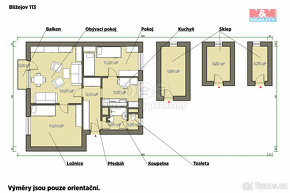 Prodej bytu 3+1, 63 m², Blížejov - 2