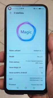 HONOR 20 NFC 4G Dual 6.3" 6GB/128GB + 256GB + EXTRA BALENÍ - 2