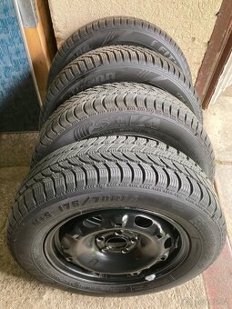Zimní pneu + disky - 5x100 - 175/70 r 14 - 2