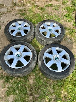 Originální hliníkové disky Škoda R16 5x112 - 2