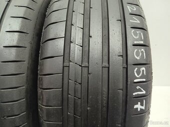 2ks letní pneu 215/55/17 Dunlop - 2