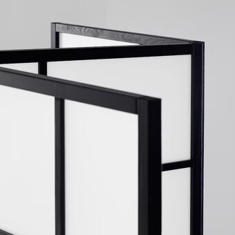 IKEA RISOR Delici stena bila/cerna 216x185cm oddelovac - 2