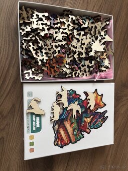 Dřevěné puzzle s motivem draka - 2