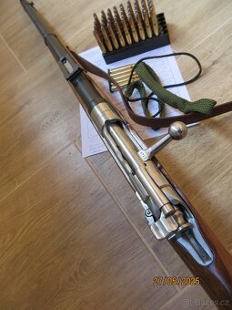 Puška Gew 88 LOEWE BERLIN , náboje , TORMENTACE řemen Gewehr - 2