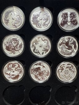 Serie Chinese Myths and Legends 9x 1oz stříbrné mince - 2