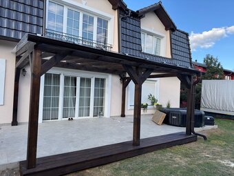 Dřevěná pergola 5,5 x 4,35 cm - 2