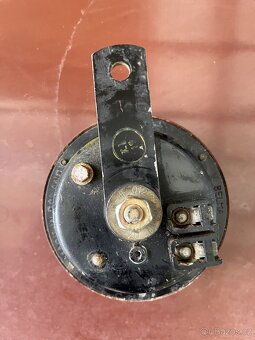 Starý klakson, houkačka, 24 V - 2