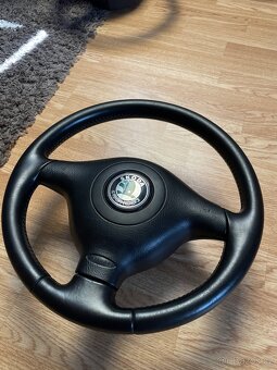 Kožený volant Škoda - Top stav - 2
