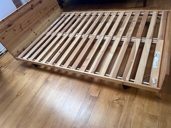 Postel 140x200 borovice - 2