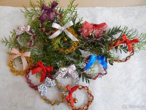 Vánoční ozdoby - vějíř, věnečky, závěsy, sady ... - 2