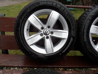 Originál Alu Kola +Zimní Pneu, 205/60/16 5X112 ET 33 - 2