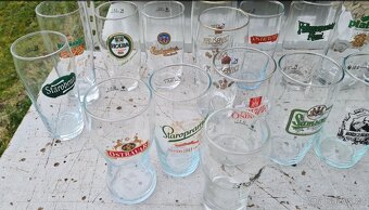 Pivní sklenice, výšky, jen české pivovary 23 ks - 2