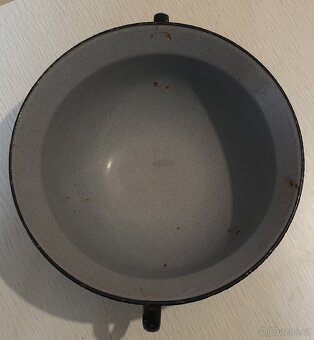 Stará smaltovaná mísa 33 cm - 2