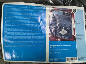 Koberec do kufru skoda roomster - 2