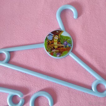 Dětská šatní ramínka Medvídek Pú/3ks - 2